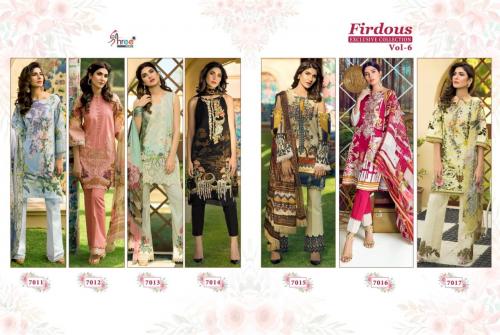 Shree Fab Firdous Exclusive Collection 7011-7017 Price - 4893