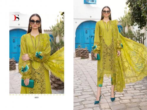 DEEPSY SUITS MARIA.B VOYAGE LAWN - 24 6051 Price - CHIFFON DUP - 1099, TO COTTON DUP - 1149