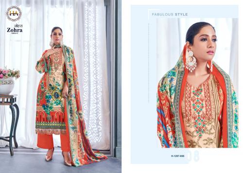 Harshit Fashion Zohra Edition 1297-008 Price - 645