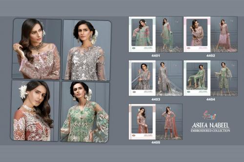 Shree Fabs Asifa Nabeel Embroidered Collection 4401-4405 Price - 6495