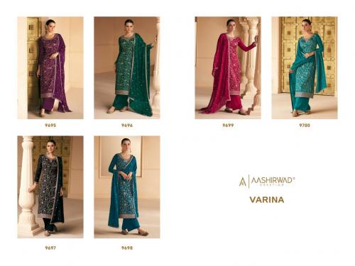 Aashirwad Creation Varina 9695-9700 Price - 13200