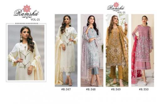 Ramsha R-347 to R-350 Price - 5820