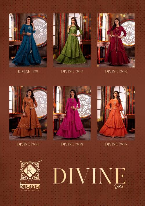Kiana House Of Fashion Divine 201-206 Price - 7200
