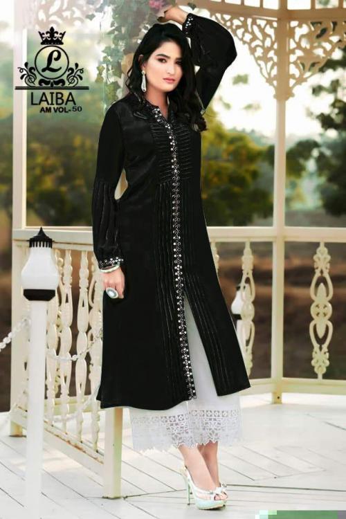 Laiba Designer AM Vol-50 Black   Price - 1000