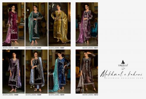 Cinderella Makhmal-E-Kahani 10405-10412 Price - 28360
