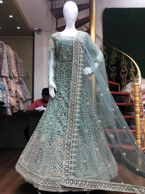 Bollywood Designer Heavy Net Gown B Price - 5499