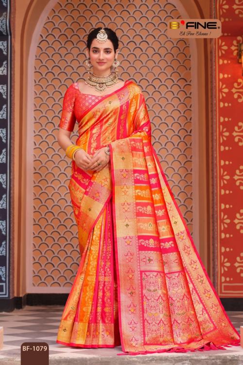 B Fine Saree Poornima 1079 Price - 1640