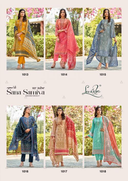 LEVISHA SANA SAMIYA 1013 TO 1018 Price - 4470
