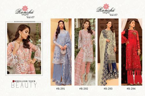 Ramsha Fashion R-291-R-294 Price - 5804