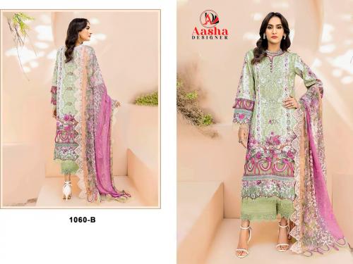 AASHA DESIGNER NEEDLE WONDER VOL-5 1060-B Price - Chiffon Dup - 575, Cotton Dup - 625