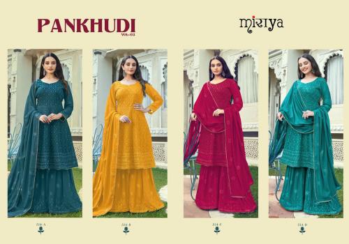 Aarav Trendz Miraya Pankhudi 514 Colors  Price - 7560