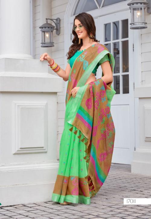 Sonia Silks Ikkat Pattu Part 17011 Price - 595