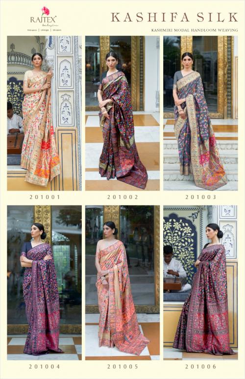 Rajtex Fabrics Kashifa Silk 201001-201006 Price - 13170
